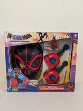 Marvel Spider-Man Across the Spider Verse Mask with Web Action Shooters READ DES