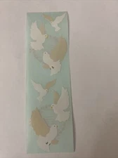 Mrs. Grossman's Vintage 1988 Stickers Doves Flying Birds-1 Sheet
