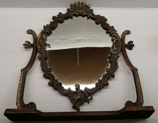 Specchio da tavolo stile liberty inclinabile Toilette Toeletta Grande Specchiera