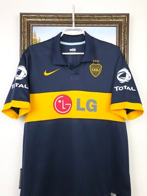 Boca Juniors Home football shirt 2009 Soccer Nike Jersey Mens