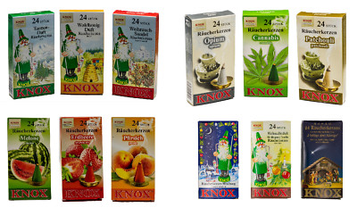 KNOX Räucherkerzen Düfte Sets - Räucherkegel Erzgebirge - Made in Germany