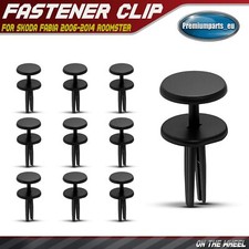 10x 6.35mm Nylon Lower Sill Moulding Push-Type Retainer for Jeep Grand Cherokee