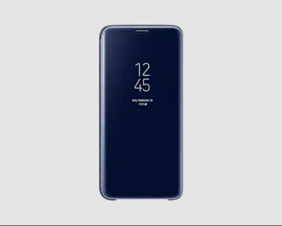 Original Samsung Galaxy S9 Clear View Standing Case Hülle Blau
