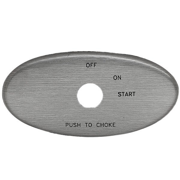 Lund Boat Ignition Panel Blank 2006372 5 5/8 x 2 7/8 Inch Gray eBay