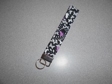 Wrist lanyard carry strap handmade universal keys purse more butterfly pattern