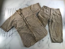 Antique 1920s Baseball Uniform Wisconsin Hochgreve Bock Beer Weathered Worn