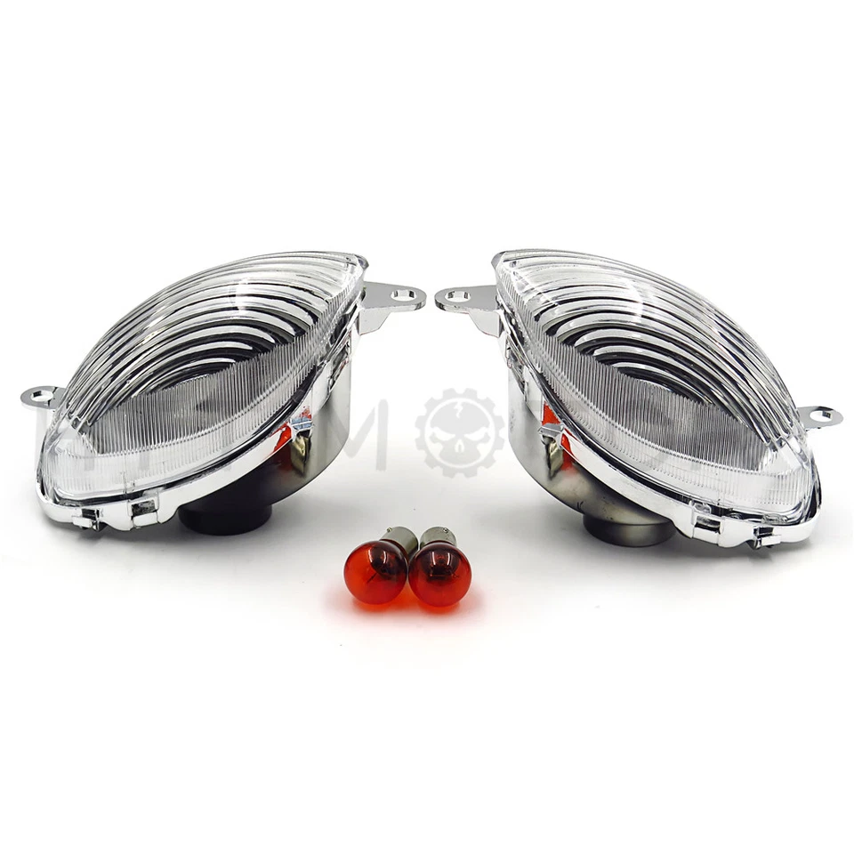 Señales de giro para 1999-2003 2004 2005 2006 2007 Suzuki Hayabusa GSXR1300 R transparentes Foto 2 de 4