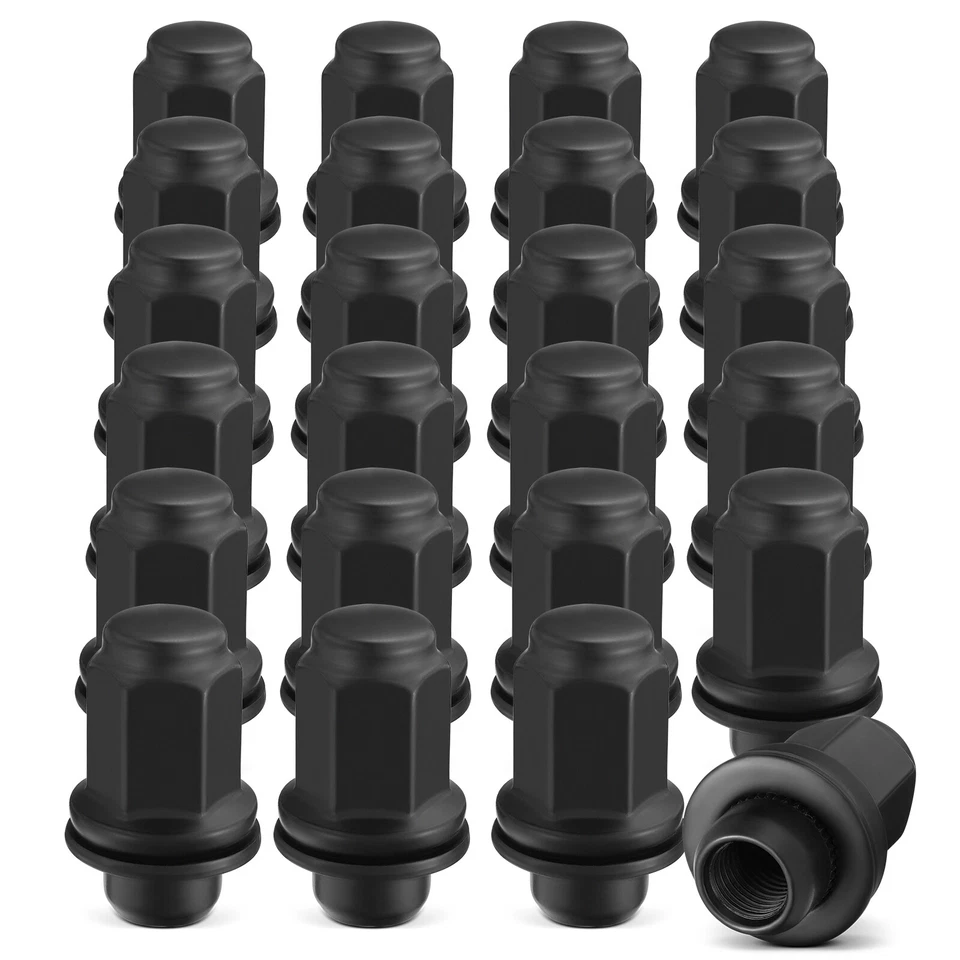 24pcs 1.85" Xtra Tall Black Toyota 4Runner Tacoma TRD Factory 12X1.5 Lug Nut Foto 2 de 4