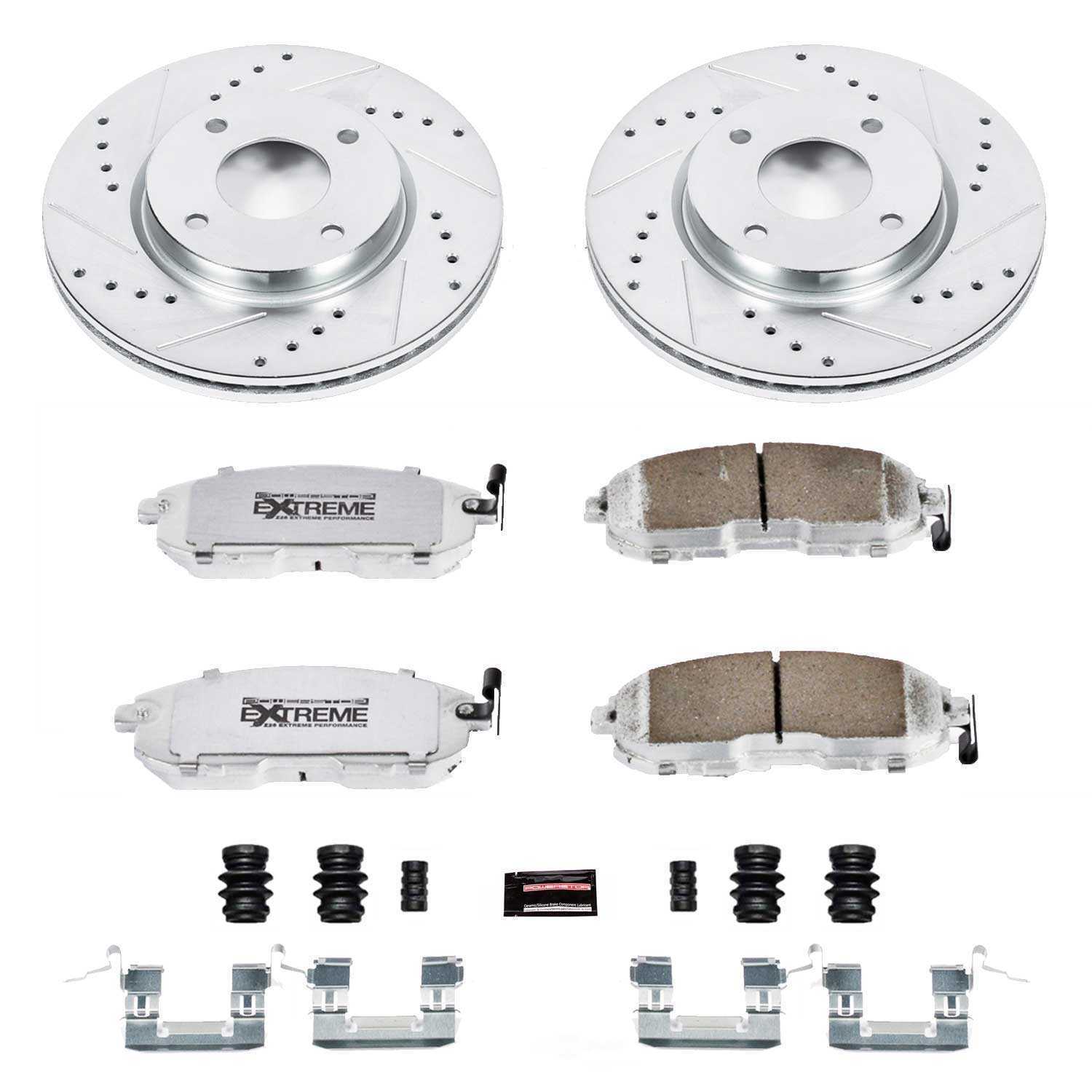 Power Stop Rear Autospecialty Brake Kit w/Calipers | 2001-2005 Mazda Miata (KCOE5267)