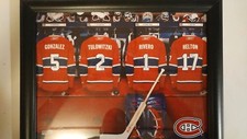 NHLPA Personalized 13x16 FRAMED Locker Room Print Picture MVP PICS Hockey League