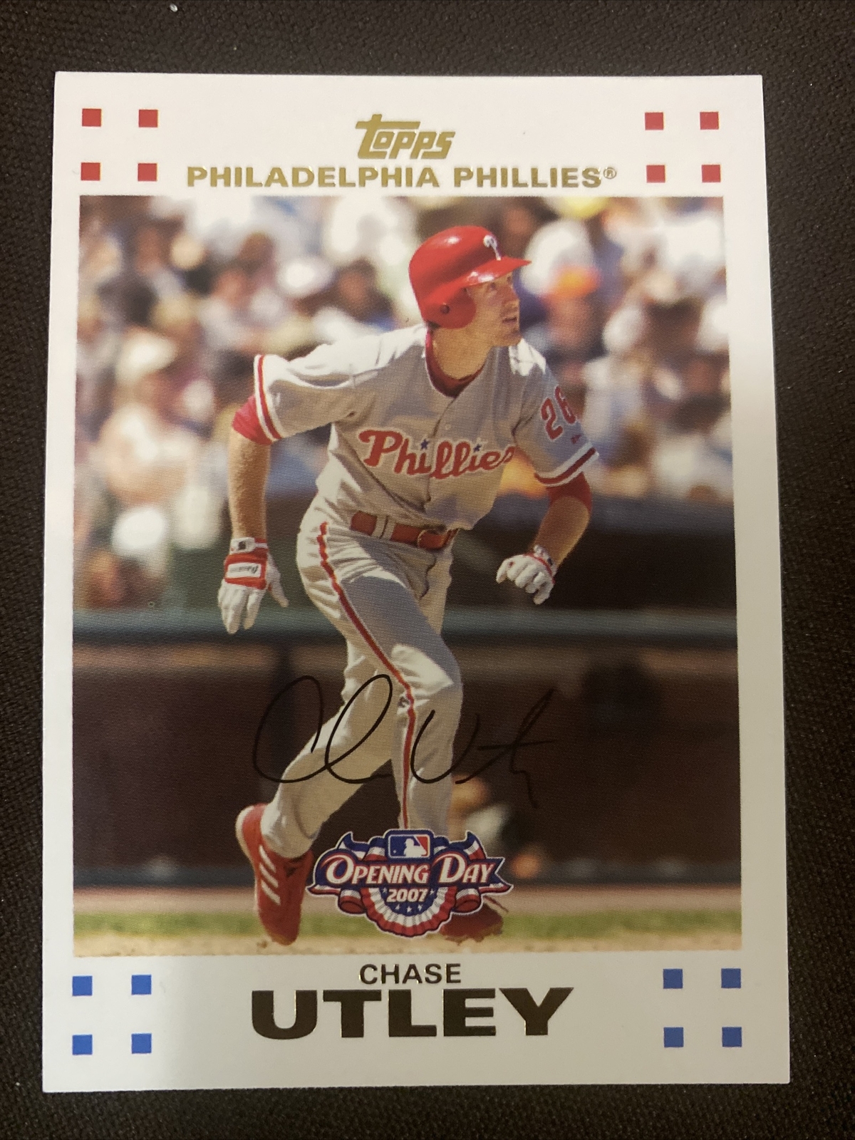 2007 Topps Opening Day Chase Utley Philadelphia Phillies Baseball Card |  eBay