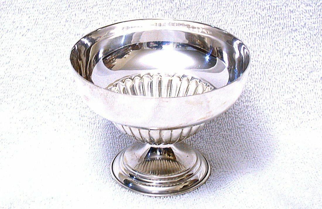 6 1/8 x 5 Inch 342 Gram 12.1 Oz Vintage Pure Sterling Silver