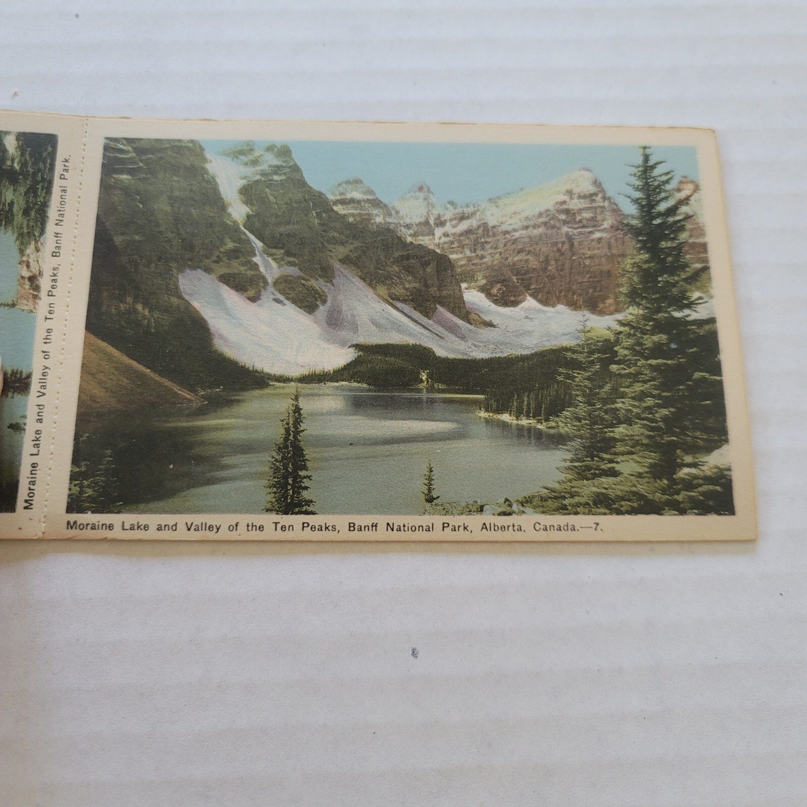 Vintage Banff Alberta Canada Miniature Postcard View Album 10 Postcards