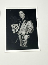 ELVIS PRESLEY AUTHENTIC VINTAGE ORIGINAL 45+YR PHOTO 1957 GOLD JACKET STAMPED