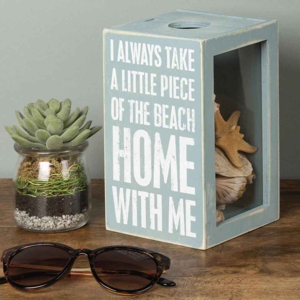 Kathy 贝壳架原件 - 沿海装饰、玻璃展示、宝藏... — 第 4/4 张图片