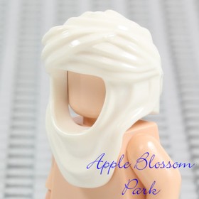 LEGO Minifig WHITE KEFFIYEH HEAD WRAP Prince of Persia Headdress Hood Cloth 7571