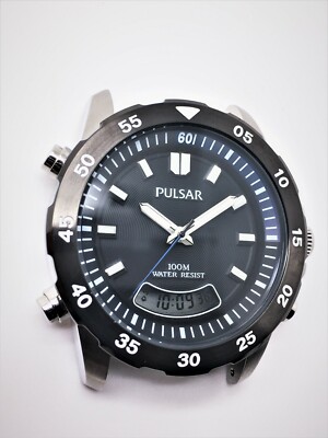 WATCH PARTS PULSAR by Seiko MEN'S V071-X027 NOT-WORKING DIG-ANALOG