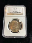 1964 Kennedy half dollar MS66 90% silver NGC 4305796-002  NICE TONED