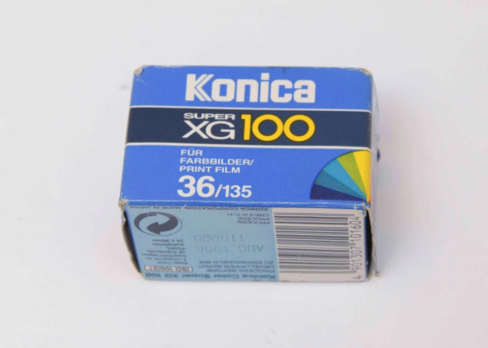 Konica XG 100 135/36 für Farbbilder Film 1996-OVP. Nr.284 - Bild 1 von 3