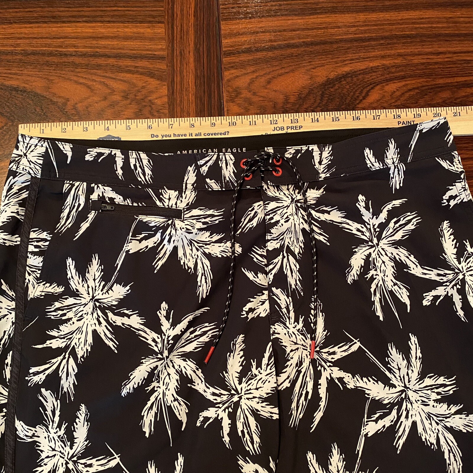 Mens American Eagle Palm Tree Swim Trunks Board Short… Gem