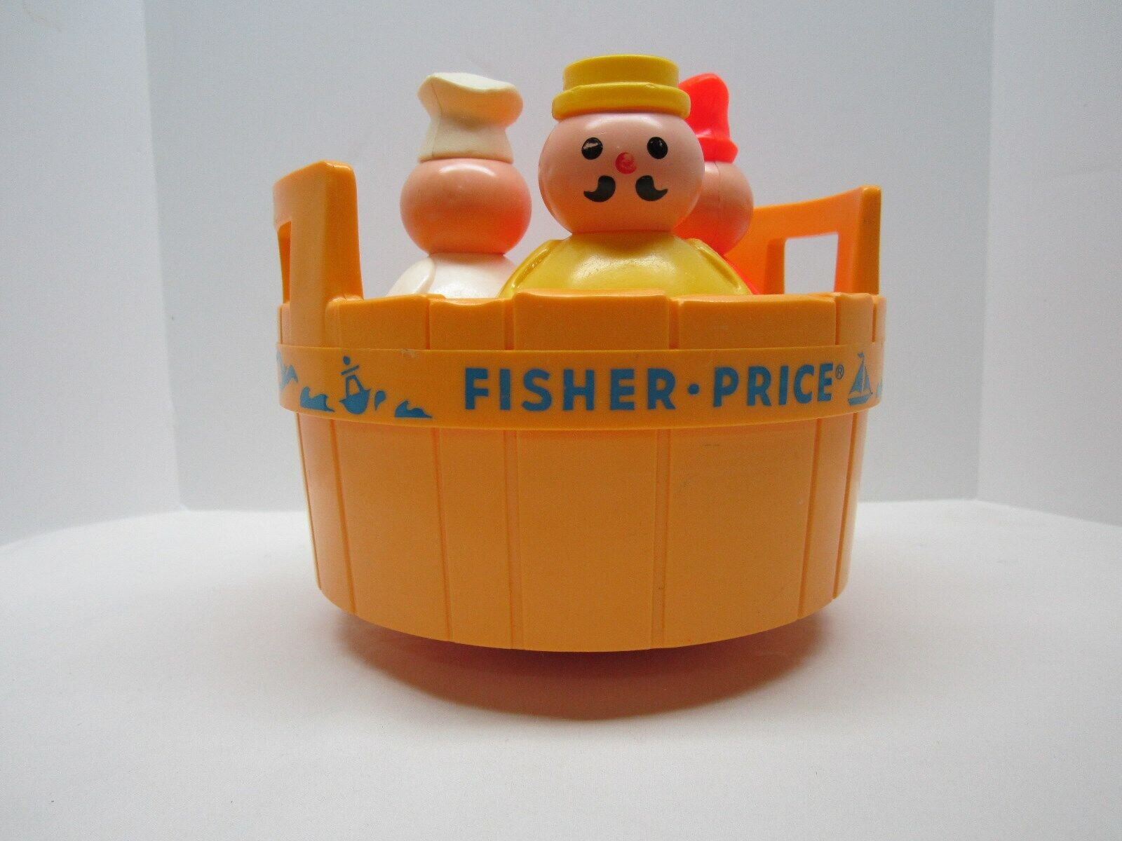 Low price Vintage Max 56% OFF Fisher Price Three Men in Toy Tub a Bath