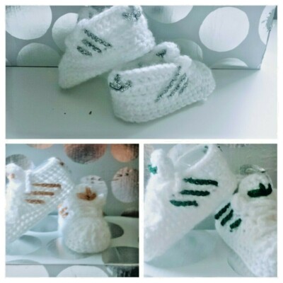 BABY GEHÄKELT HANDSTRICK SNEAKER SCHUHE KLEIDUNG JUNGEN MÄDCHEN Turnschuhe 