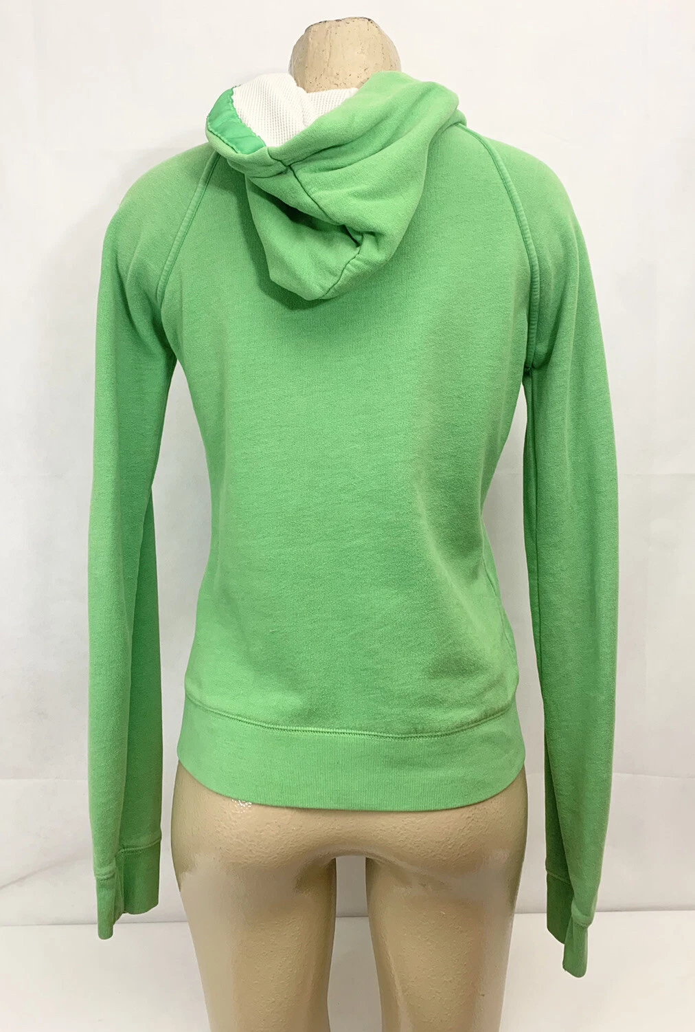 UNDERCOVER Victoria’s Secret ROSA Giacca Felpa con Cappuccio S Small 38" Manica Lunga Cerniera Verde Blu