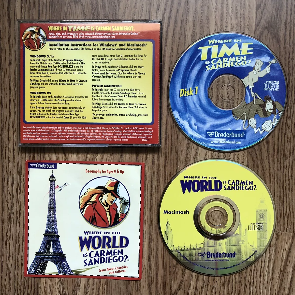 Where in the World is Carmen Sandiego? - PC - Educational Game Disc