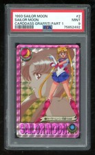 Sailor Moon Carddass Graffiti 1 002 Sailor Moon 1993 2 Prism PSA 9 75852492