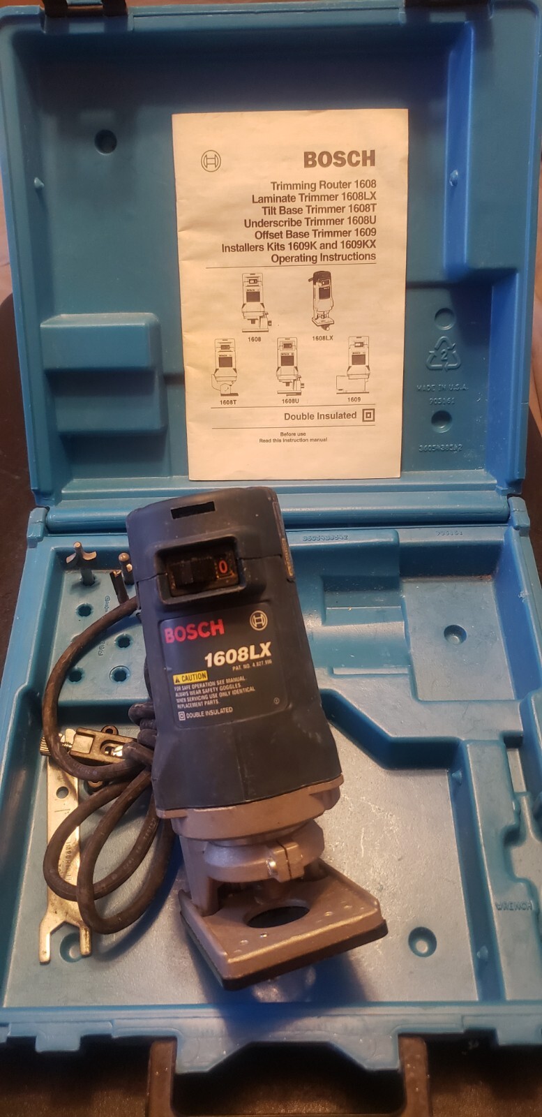 Bosch 1608LX Deluxe Laminate Trim Router