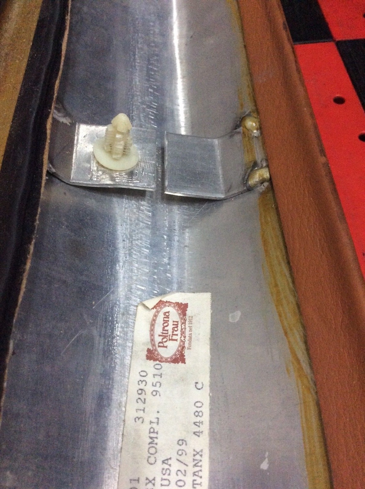 Ferrari 550 575 - LH Left 575M Roof Pillar Rear Leather Interior Panel Cover