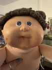 Cabbagepatch Kids 1980s Vintage Brunette Doll with Blue Eyes
