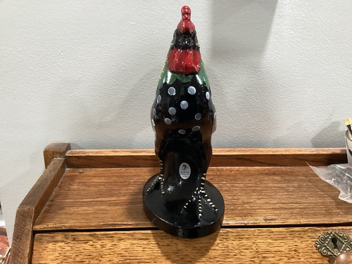 Fenton großer schwarzer Glashahn. Signiert - Bild 2 von 4