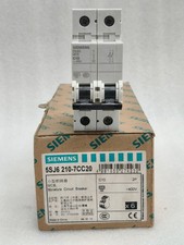 NEW SIEMENS 5SJ6-210-7CC20 C10 CIRCUIT BREAKER 400VAC PACK OF 6 PCS FREE FAST