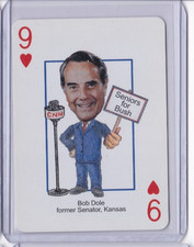 2004 Presidential Vote George Bush Playing Cards #9H BOB DOLE IDBLUE.19