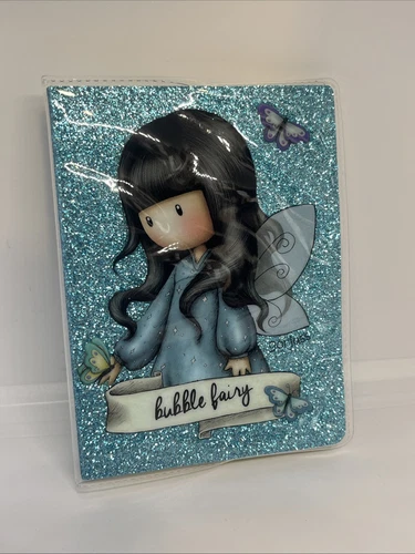 Mini Glitter Notes Diary Santoro Gorjuss Blue Butterflies 120 Page Rows