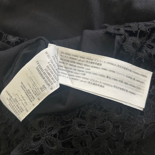 Abercrombi & Fitch Ladies Dress P Medium Black Lace Lined with Adjustable Read - Picture 11 of 15
