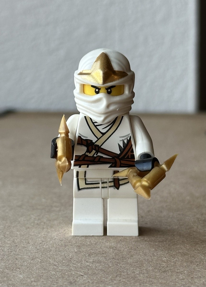 Lego Ninjago Zane ZX Minifigure 2012 The Rise of the Snakes 9445