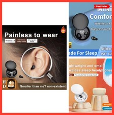Bluetooth 5.4 Wireless Earphones Small Earbuds Sleeping Sport Invisible Headset