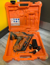 Paslode 360xi First Fix GAS Nail Gun. Case, battery and charger.
