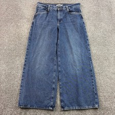 Levi's 94 Baggy Wide Leg Jeans Women's 31 Blue Cotton Denim Skater Baggy Leg