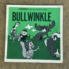 Bullwinkle Rare Green Version GAF View-Master Book Only Vintage Rocky Cartoon