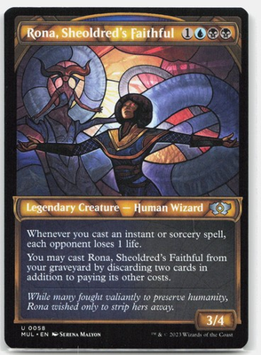 #ad #ad Rona Sheoldred#x27;s Faithful U 58 Regular March of the Machine MTG Card LP $2.48