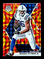 2020 Panini Mosaic Michael Pittman Jr. RC Reactive Gold Prizm Colts #214