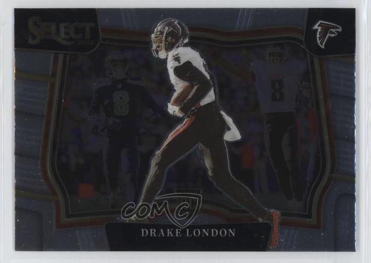 2022 Panini Select Field Level Drake London #474 Rookie RC