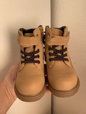 Wonder Nation Kids Toddler Boys Brown Boots Size 8 New With Tags