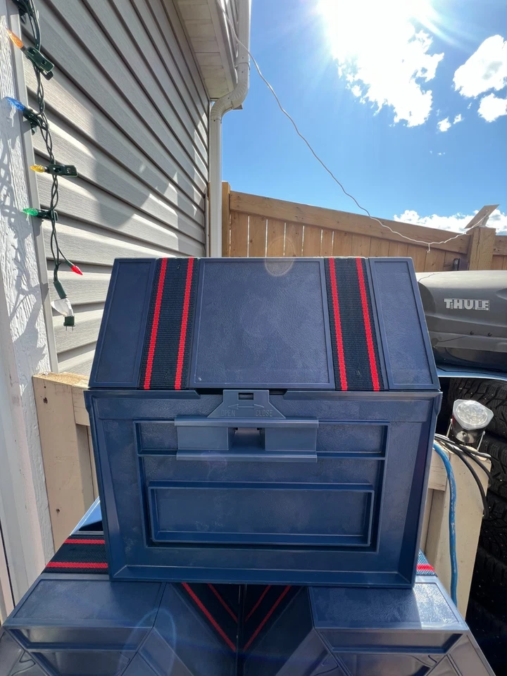 Rolykit Azul S18 Rollup Deluxe XL Caja de Almacenamiento Estuche Artesanías Herramientas Aparejos de Pesca B Foto 3 de 4