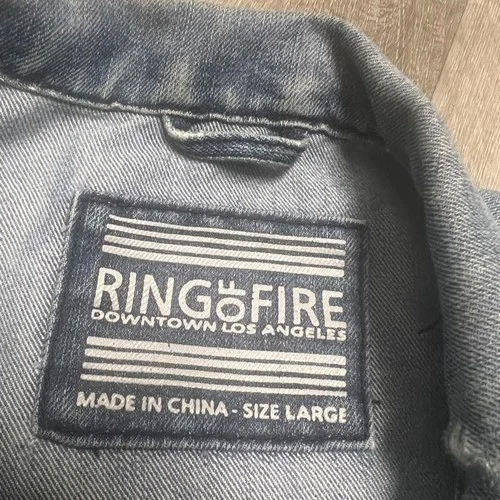 Ring Of Fire Patched Denim Jacket image 5