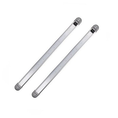  LED Light Fixture 18.5'' Compact Size, 6000K Cool-White Even 18.5 inch 2-Pack