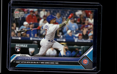 Christopher Morel - 2023 MLB Topps Now #319 Blue 23/49 Parallel Chicago Cubs